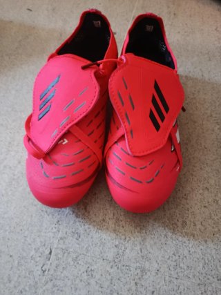 Zapatillas Fútbol Adidas Talla 38 rojo anaranjado