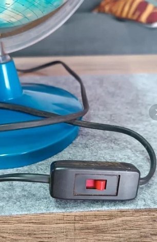 Lampada Mappamondo Vintage anni 80