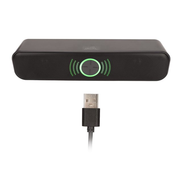 Barra de Sonido Altavoz PC Negro