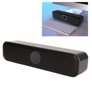 Barra de Sonido Altavoz PC Negro