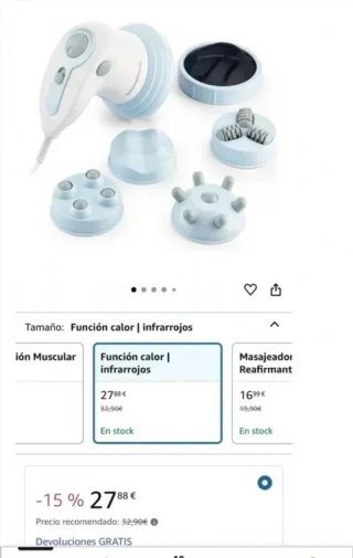 Masajeador Anticelulítico Infrarrojo Vibratorio