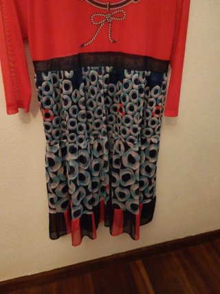 Vestido Mercedes de Miguel T-44. Negociable
