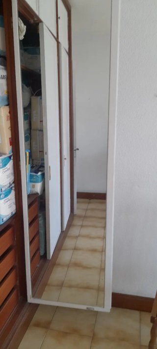 Puertas de ropero empotrado con dos espejos interi
