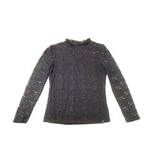 Supertrash / Blusa de encaje negro M