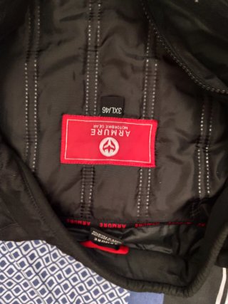 Chaqueta Moto ARMURE Mujer Negra