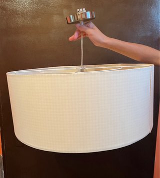 Lámpara de techo de cuadritos estilo Vichi,
