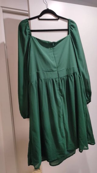 Vestido SHEIN Privé verde botella