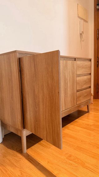 Mueble de entrada madera