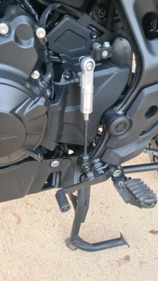 Honda Transalp 750 Negra