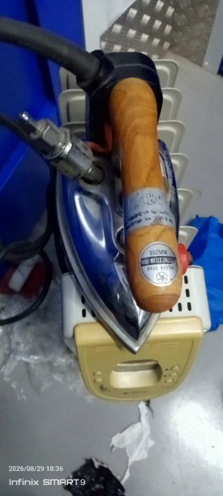 Plancha de ropa a vapor