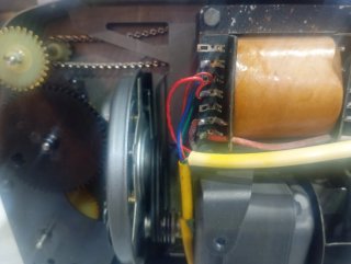 Proyector de cine vintage gris
