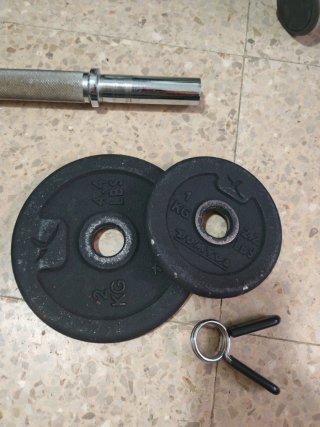 Manubri regolabili con dischi fino a 6 kg