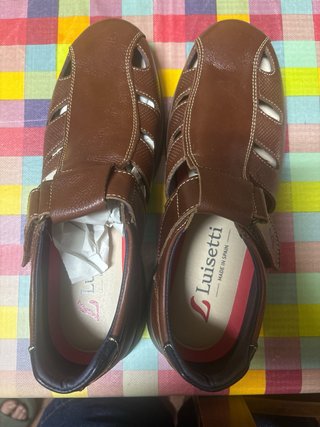 Sandalias de piel Luisetti marrones