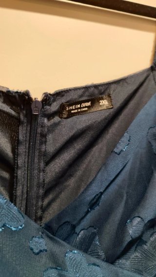 Vestido SHEIN PRIVÉ azul manga larga