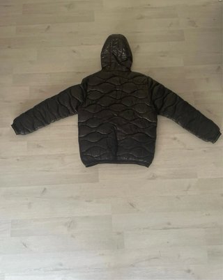 Giacca Blauer nera trapuntata con cappuccio