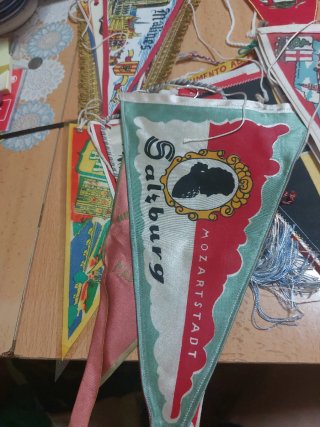 Banderines Ciudades Antiguos Colección