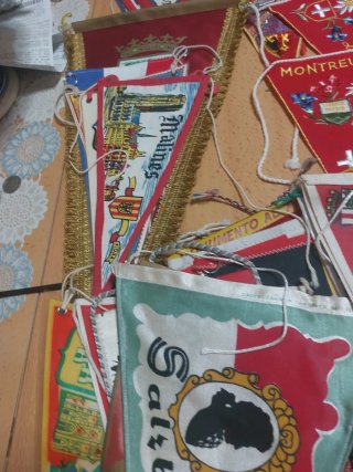 Banderines Ciudades Antiguos Colección