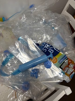 Bolsas de vacío reutilizables, con bomba y enganch
