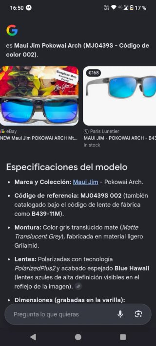 Gafas Maui Jim Polarizadas Pokowai Arch