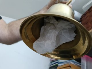 Campana náutica de latón