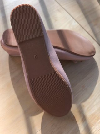 Manoletinas niña Lefties rosa talla 37 nuevas