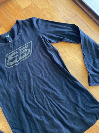 T-shirt Diesel nera con stampa