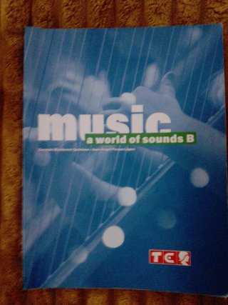 Libro de música Music: A World of Sounds B