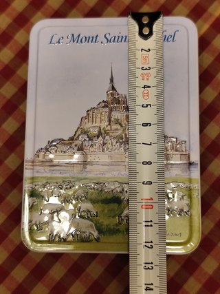 Caja metálica Le Mont Saint Michel