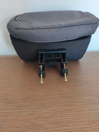 Bolsa para manillar de bicicleta delantera.