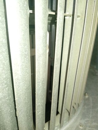 Caja de ventilación metálica