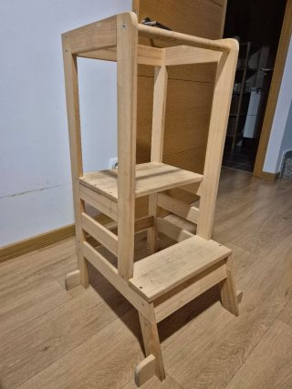 Trona aprendizaje Montessori madera
