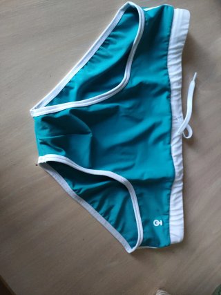 Costume da bagno uomo Calzedonia celeste e bianco