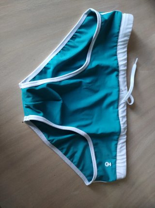 Costume da bagno uomo Calzedonia celeste e bianco
