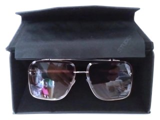 Gafas de sol Studio F marrones y plateadas