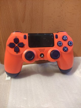MANDO NUEVO DE PS4 NARANJA