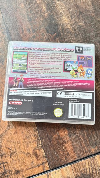Pokémon Perla Edición Nintendo DS Caja y Manuales