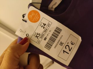 Vestido morado Lefties
