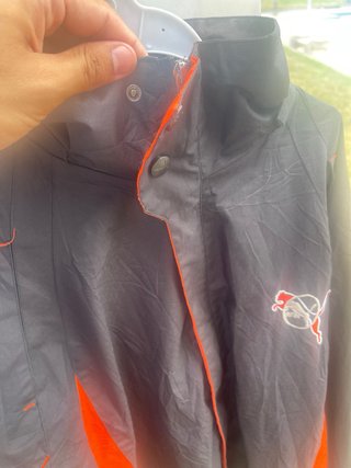 Chaqueta Puma Negra y Naranja