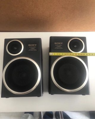 Altavoces Sony 2 Vías Negro y Dorado