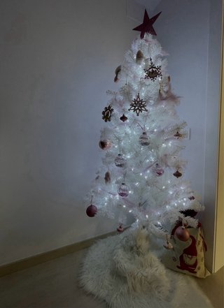 Árbol de navidad color blanco