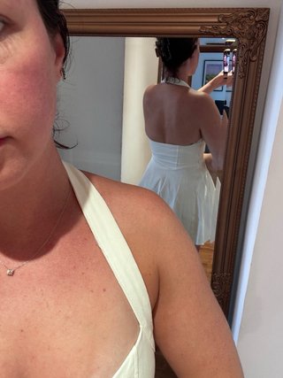 Vestido blanco Zara Talla M