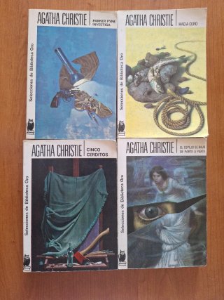 Lote 16 libros Agatha Christie. Español e inglés
