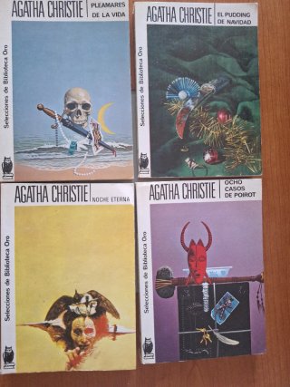 Lote 16 libros Agatha Christie. Español e inglés