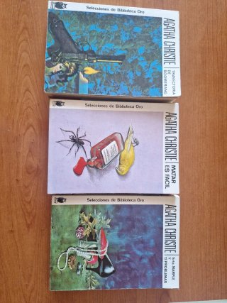 Lote 16 libros Agatha Christie. Español e inglés