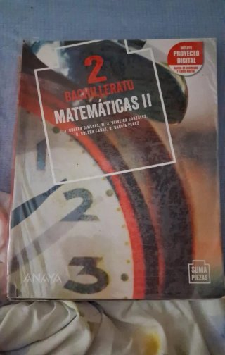 Libro Matemáticas 2° Bachillerato