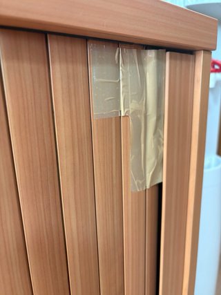 Aparador de madera con almacenamiento (2)
