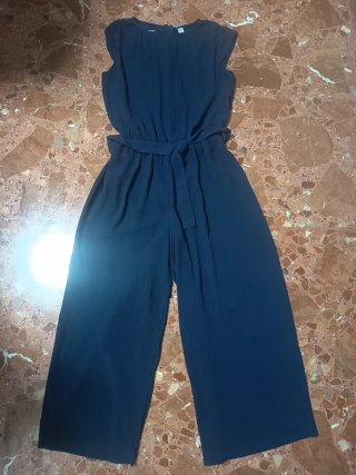 Mono azul oscuro lazo talla 12