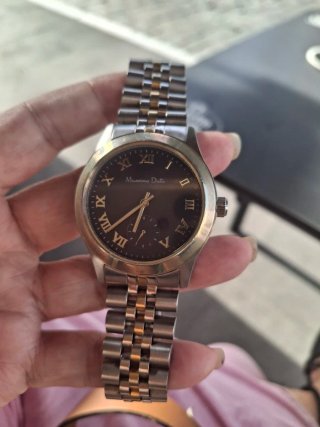 Reloj Massimo Dutti Unisex Dorado y Plateado