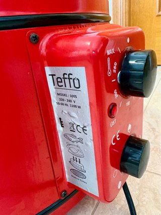 Horno Eléctrico Teffo Lux 32L Rojo