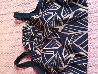 Bañador estampado geométrico
